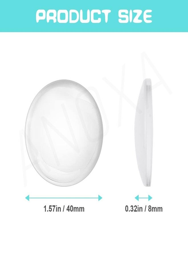 ANOXA 6 Pcs Wall Handle Stopper, Door Stopper, Silicone Clear Round Wall Protector, Self Adhesive Door Bumpers, Door Handles, Wall Bumpers, Refrigerator - Image 2